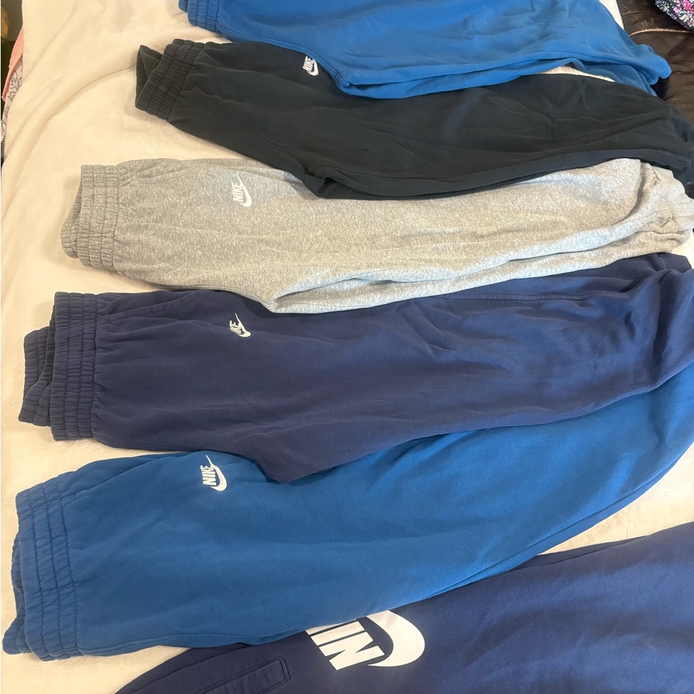 Nike Kids Sweatpants - Blue, Gray, Black all Size XL. $15 each or $90 for all 6